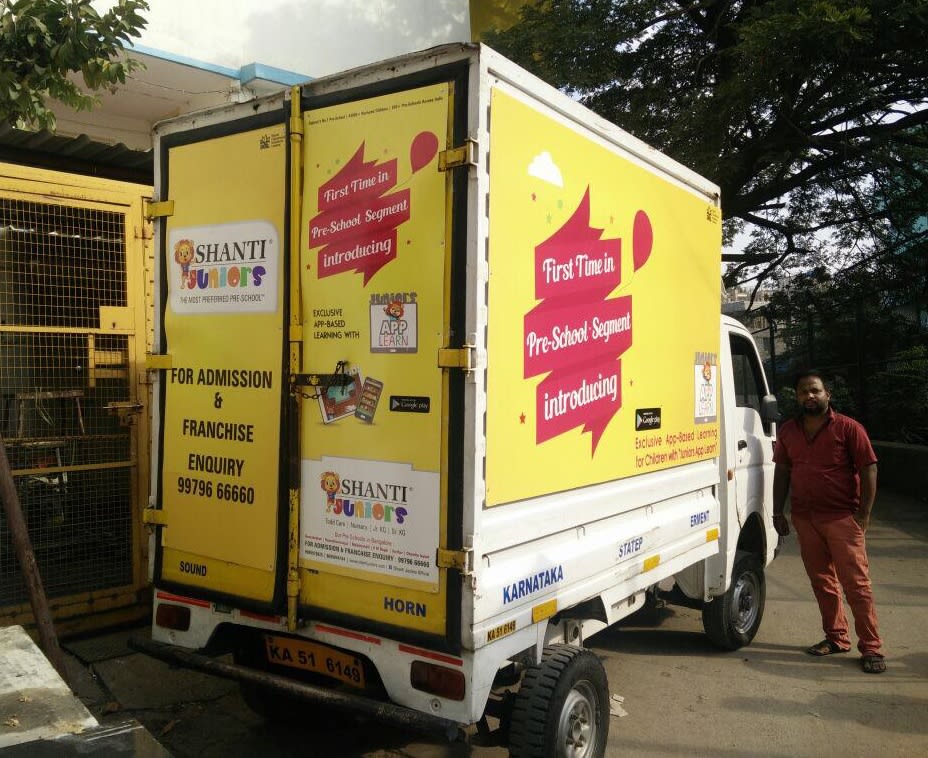 Mini Truck , Mumbai Advertising Rates